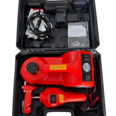 Alternative view of Elektrikli Araba Kriko Kiti 5 Ton 12V Hidrolik Kriko Seti, Darbe Anahtarı Ve Şişirme